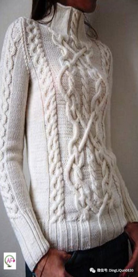 「针织作品」90款别致的针织毛衣，花纹漂亮