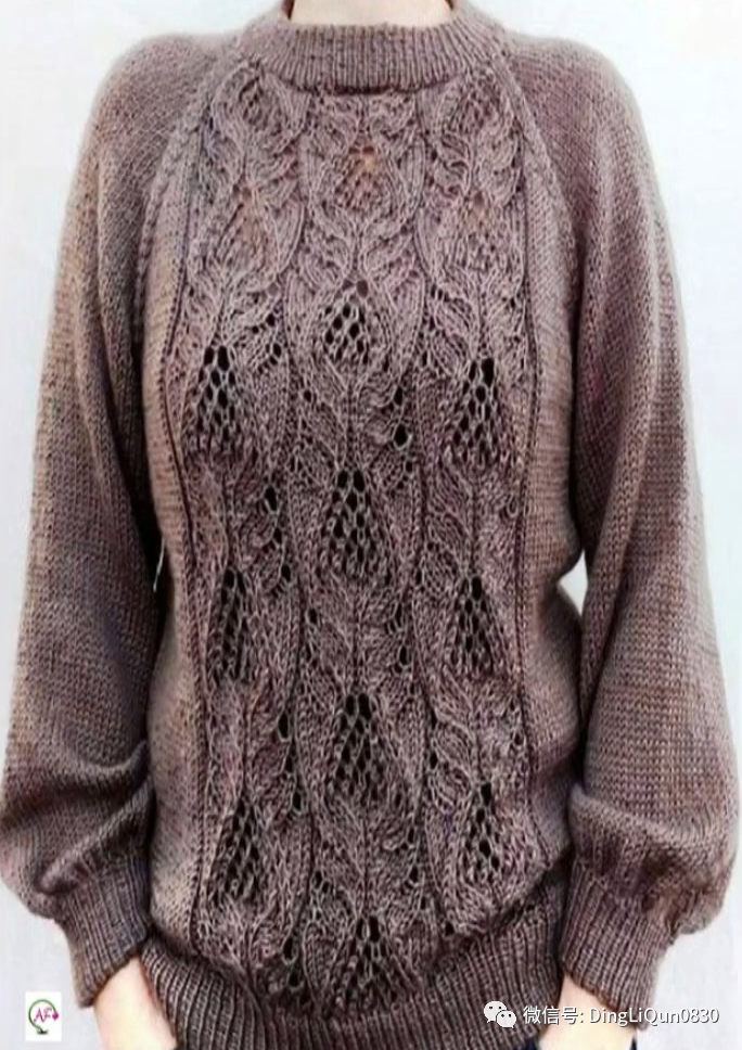 「针织作品」90款别致的针织毛衣，花纹漂亮