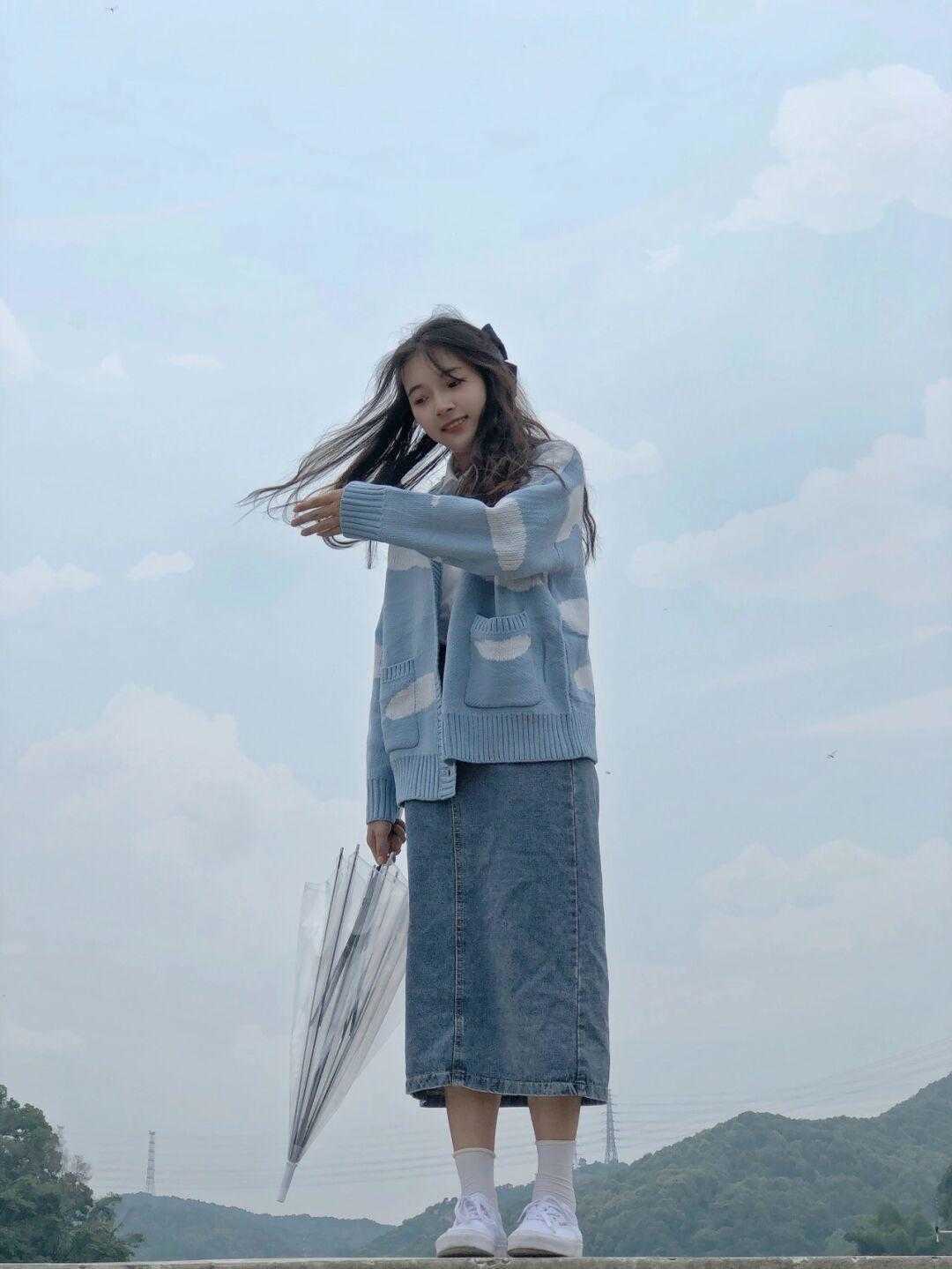 秋冬毛衣外套竟然这么美!搭配半身裙和牛仔裤,保暖时尚又有气质